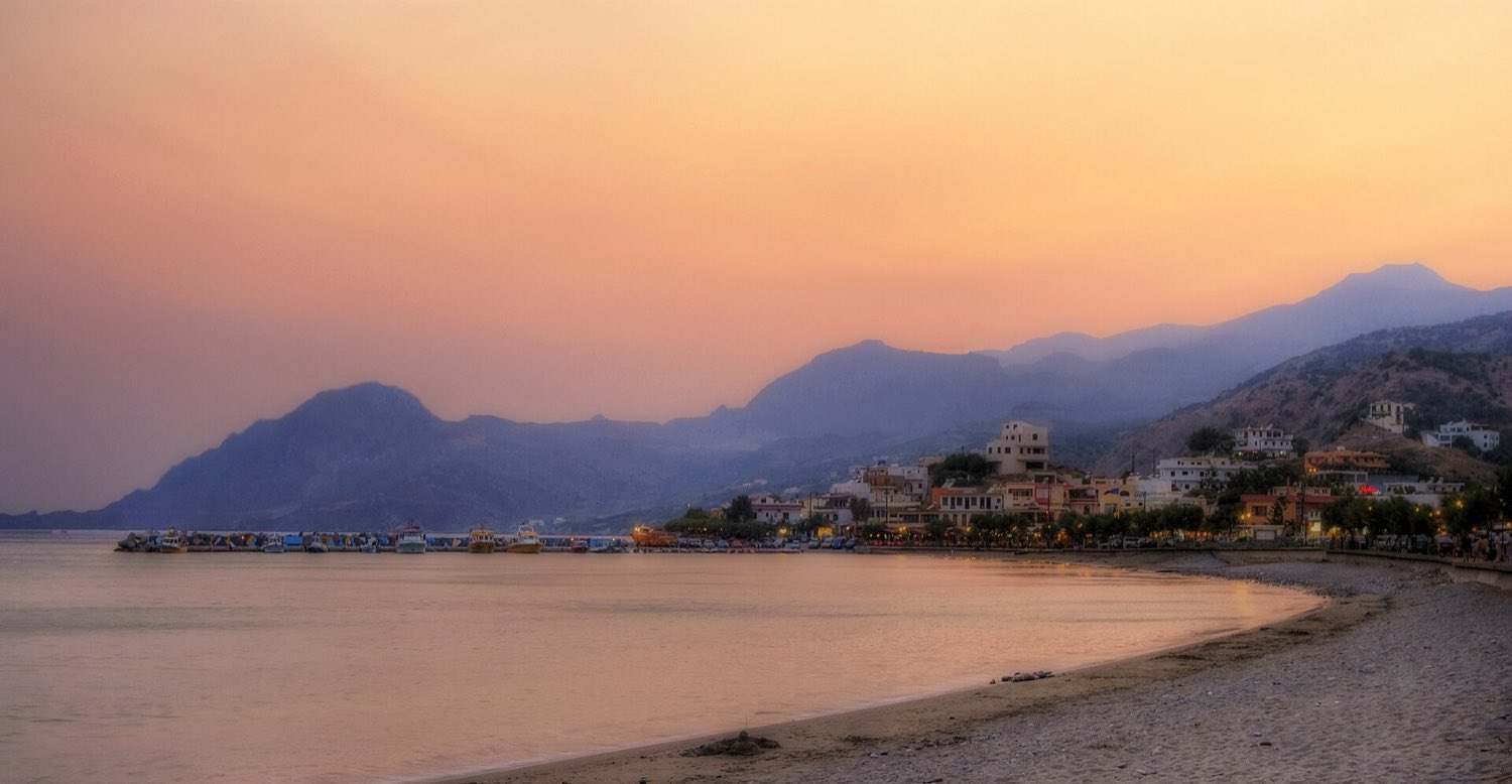 Coastline of Plakias, South Crete